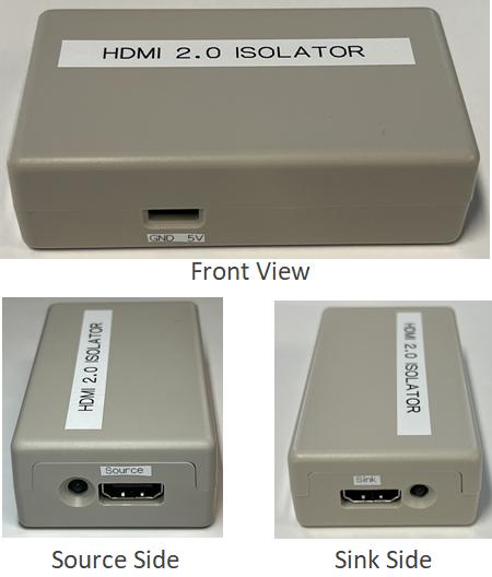 Telemacos politi afregning HDMI Isolator / DVI Isolator Chip (Galvanic Isolation)